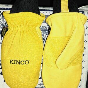 NEW Kinco Premium Pigskin Leather / Suede Outdoors Ski Mitt Size Large